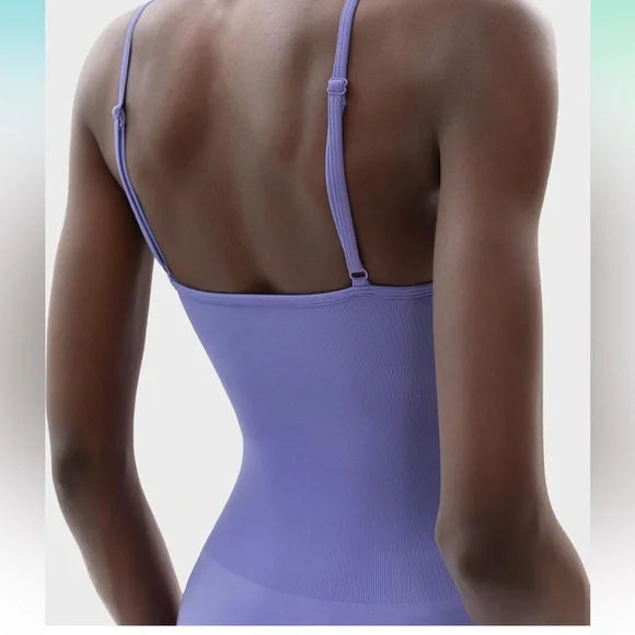 Women’s athletic one piece spandex romper - Picture 2 of 4